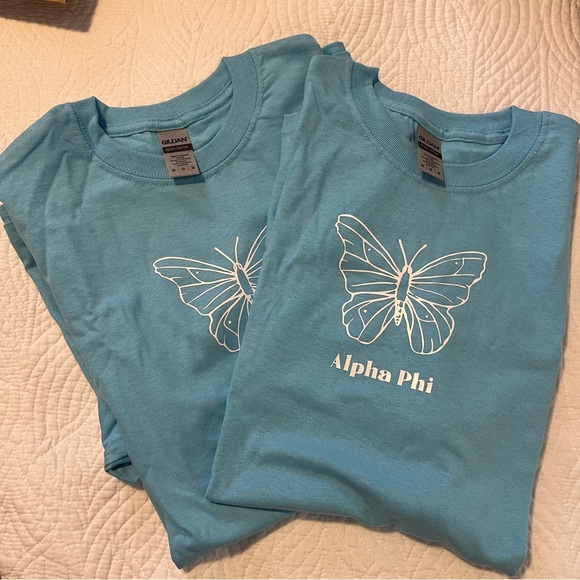 Tops - Alpha Phi Butterfly Tees